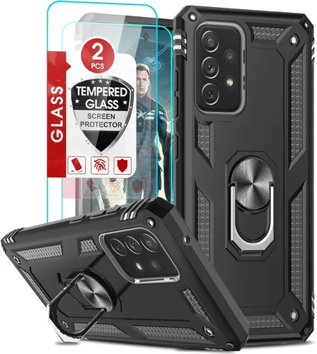 Vista 231 de LeYi Funda para Moto G Stylus 2022 4G (no compatible con 5G), funda para Moto G Stylus con 2 protectores de pantalla, funda protectora de grado Oro