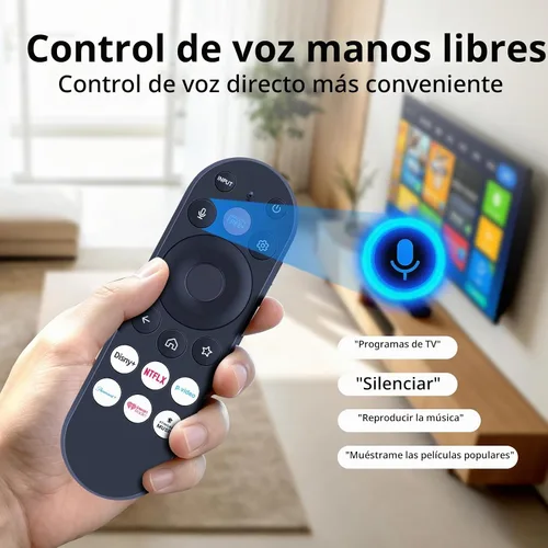 Vista 3 de Control remoto por voz para ONN TV alimentado por Vizio, XRT290/WRT290