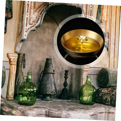 Vista 5 de 2 piezas de soporte de lámpara de núcleo de lámpara de aceite de repuesto para quemador de aceite, linterna, mecha de aceite, lámparas de aceite