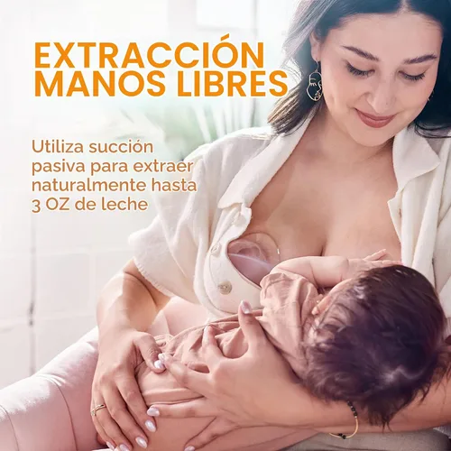Vista 2 de Boon Trove Extractor de leche manual de silicona – Colector de leche pasivo – Extractor de leche manos libres para lactancia – Esenciales