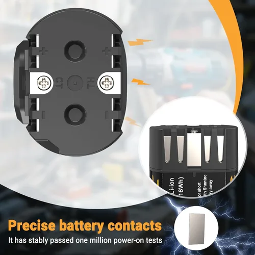 Vista 4 de Shentec Batería de 1500mAh 8V compatible con DEWALT DCB080