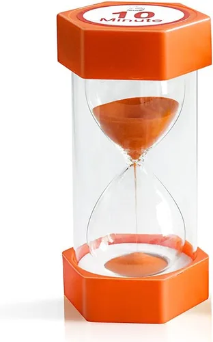 Vista 7 de XINBAOHONG Temporizador de arena de reloj de arena, reloj de arena de plástico, temporizador de vidrio de arena para juegos de niños, aula, hogar