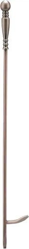 Vista 7 de UniFlame, Juego de herramientas para chimenea de bronce veneciano de 5 piezas con asas de bola Ball Handles