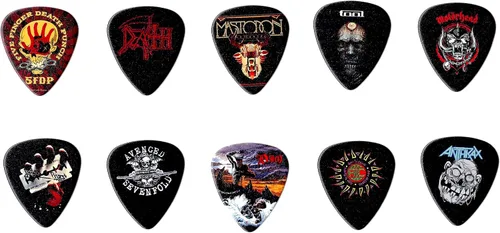 Vista 2 de Banda de metal versión 2 (10 púas en un paquete) (grosor medio 0.028 in)