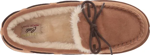 Vista 5 de Skechers Pantuflas acogedoras con forro de piel sintética para mujer