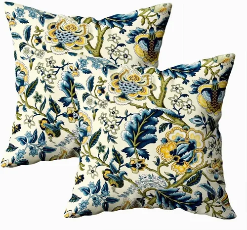Vista 19 de Fundas de almohada decorativas de 16 x 16 pulgadas, patrón blanco y negro de tablero de ajedrez para sofá, fundas de cojín de granja para decoración