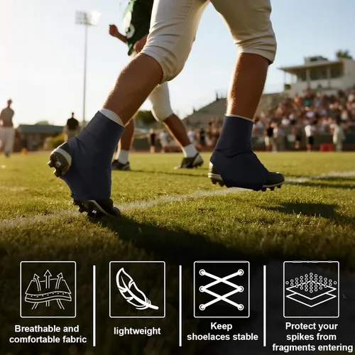 Vista 2 de Spats - Fundas para tacos de fútbol, fundas para tacos juveniles, fundas para tacos de bicicleta, fundas para tacos de fútbol que mantienen