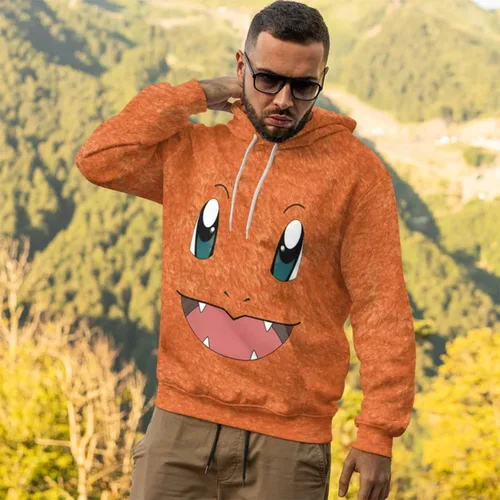Vista 3 de SACLI Sudadera con capucha de anime con estampado 3D de moda para disfraz de cosplay para adultos y niños, 11