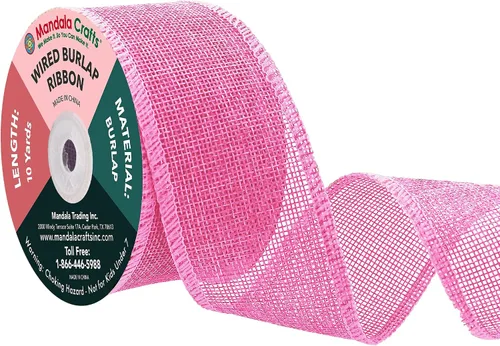 Vista 119 de Mandala Crafts Cinta de arpillera negra de 1.5 pulgadas de ancho para manualidades, rollo de 20 yardas de cinta rústica de arpillera para coronas