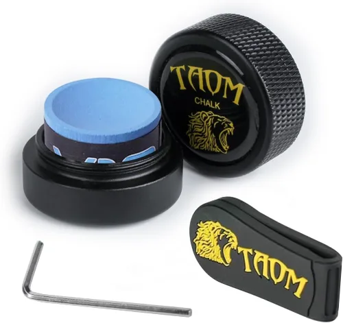 Vista 37 de TAOM - Soporte para tiza de billar, herramienta práctica redonda, accesorios de billar, mini estuche magnético para punta de tiza, contenedor