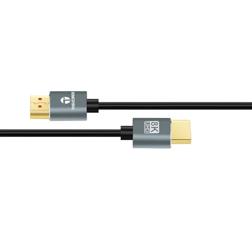 Vista 7 de Thsucords Cables HDMI ultra finos 8K 4K de 1.6 pies, delgado y flexible, suave de alta velocidad, cable HDMI 2.1 compatible con 4K @120Hz 8K @60Hz