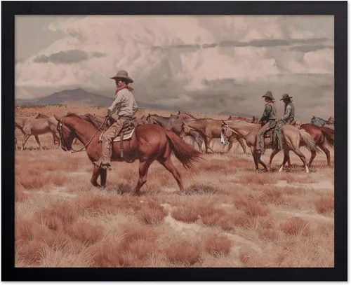 Vista 46 de Poster Master Vintage A Mexican Vaquero Print – Póster retro de vaquero – Arte occidental – Diseño de pared del salvaje oeste – Regalo para hombres