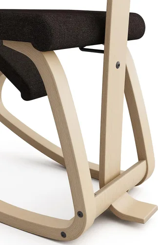 Vista 8 de Varier Variable Plus, silla de rodillas con respaldo, silla de oficina ergonómica, 10 años de garantía limitada, diseñada por Peter Opsvik