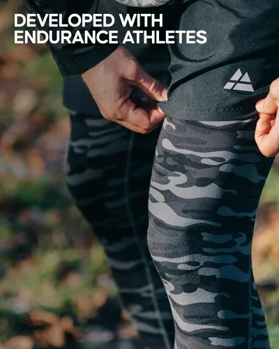 Vista 5 de DANISH ENDURANCE Pantalones de compresión para hombre, mallas atléticas con bolsillos, paquete de 2