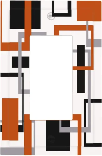 Vista 42 de Placa decorativa para interruptor de luz, medusas, tortugas marinas, fantasía, océano, 2 bandas, 1 palanca, 1 placa de pared dúplex, cubiertas