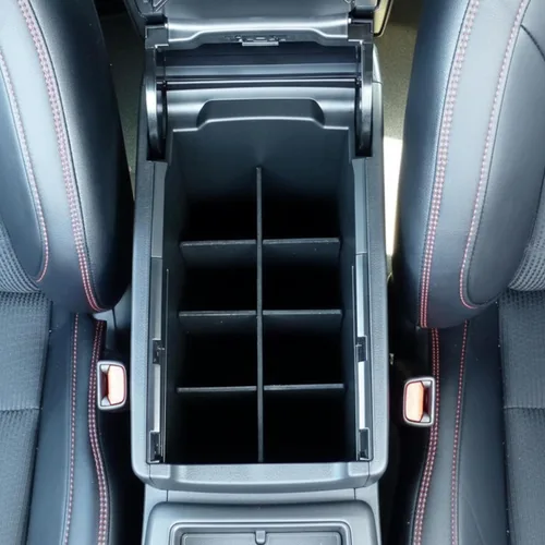 Vista 5 de Organizador de consola central OCD™ para Toyota Camry modelos 2012/2017. Fabricado en EE. UU.