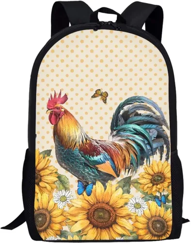 Vista 92 de HUGS IDEA Los animales frescos 3D niños escuela libro bolsa niños impresión mochilas, Baloncesto, Moderno