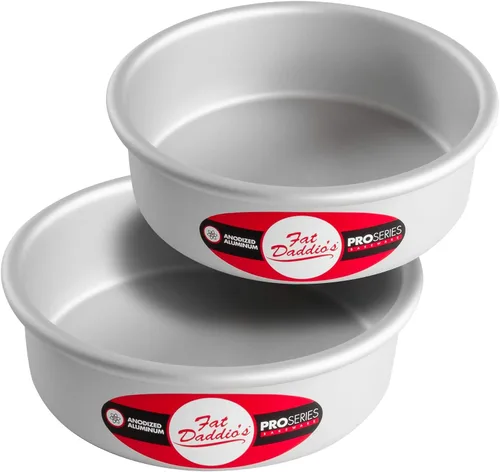 Vista 58 de Fat Daddio's Juego de moldes para pasteles redondos uniformes de aluminio anodizado de 4 niveles, profundidad de 2 pulgadas