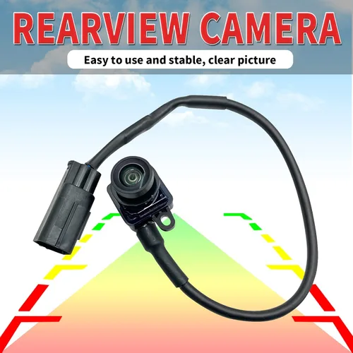 Vista 5 de Cámara de retrovisión trasera compatible con Dodge Durango 2011-2013 Jeep Grand Cherokee 2011-2013 Reverse Park Assist Backup Camera Reemplaza