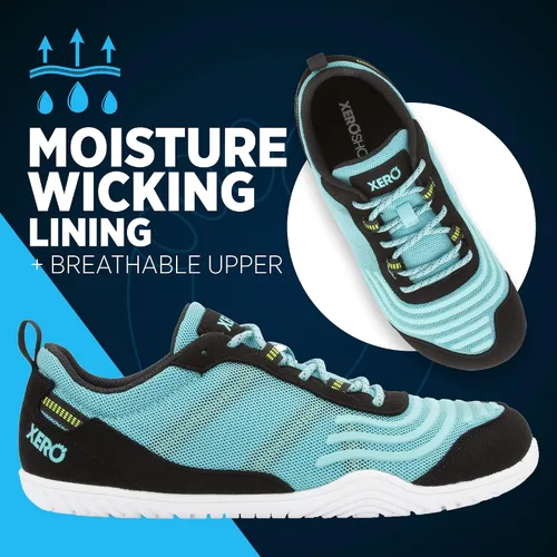 Vista 6 de Xero Shoes Zapatos de entrenamiento cruzado 360 para mujer, cero caídas con varillas de agarre de cuerda