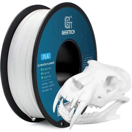 Vista 15 de GEEETECH Filamento PLA de color dorado sedoso de 0.069 libras, filamento de seda brillante para impresora 3D, carrete de 2.2 libras, precisión