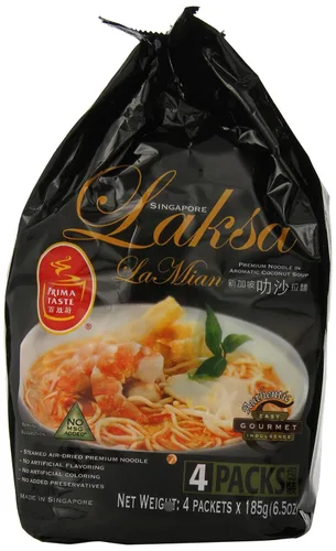 Vista 5 de Tallarines lamian laksa para curry de coco de Prima Taste, 26 onzas