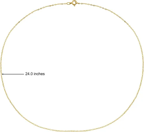 Vista 39 de Hoops & Loops Collar de plata de ley 925 de 0.035 in de fino y delicado collar de cadena de cable para mujeres, adolescentes, niñas, hombres, 16