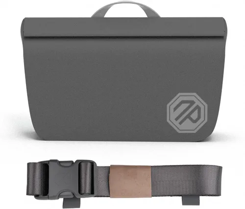 Vista 21 de niphean Riñonera impermeable IPX7, bolsa seca magnética con cierre de una Negro