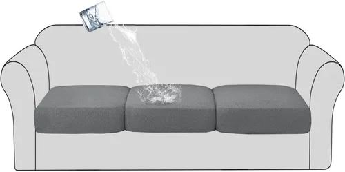 Vista 7 de H.VERSAILTEX Fundas Impermeables para Cojines de Asiento de Sofá, Fundas de Sofá para Asientos, Protectores Antideslizantes para Cojines de Sofá