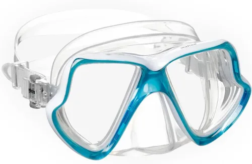 Vista 2 de Mares Adult Combo Wahoo Snorkeling Gear Set, Double-Lens Wide Vision Mask, Ergonomic Fiji Snorkel w/Flexible Tube & Silicone Mouthpiece, 411745