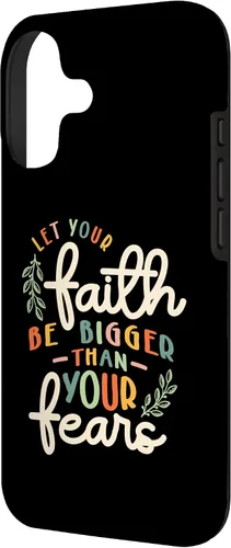 Vista 2 de Faith Over Fear Vintage Inspire Christian Design Case for iPhone 17