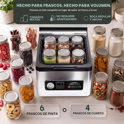 Vista 4 de Avid Armor Máquina selladora al vacío de cámara JARMAX para tarros Mason
