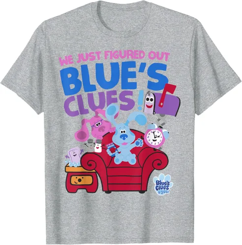 Vista 44 de Blue's Clues & You Group Shot Just Figured Out Blue's Clues Camiseta Negro