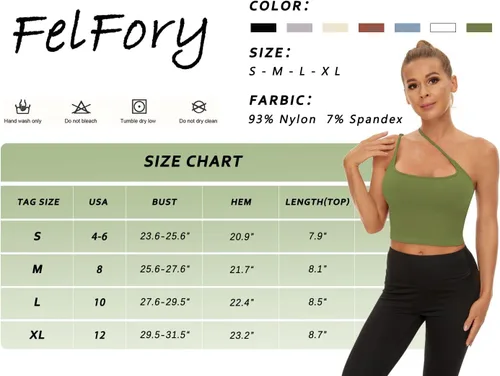 Vista 7 de FelFory Longline - Sujetador deportivo sin costuras para mujer, brasier deportivo acanalado para entrenamiento, top acolchado para fitness, yoga