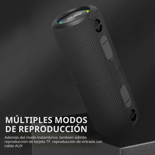 Vista 7 de CYBORIS 2 en 1 Altavoz Bluetooth Portátil Separable, Altavoz Inalámbrico Separable Impermeable Bluetooth V5.3 con Sonido Estéreo Fuerte de 20 W