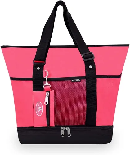 Vista 2 de Bolsa de compra, de Everest, RosadoNegro), 1002DLX-HPKBK