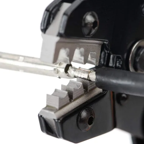 Vista 4 de iCrimp IWISS Herramientas de prensado de conectores solares PV para cable de panel solar PV AWG14-10 (2,5/4/6 mm²) con matriz EDM de alambre