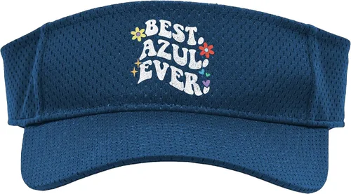 Vista 10 de Retro Groovy Best Azul Ever First Name Mother's Day Girl Sport Sun Visor