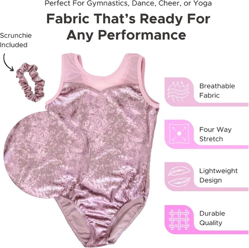 Vista 10 de Destira Ballet Leotards for Women - Super Soft Dance and Ballet Leotards for Toddlers, Girls, and Women - JUNIOR/ADULT SIZES