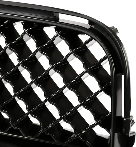 Vista 8 de HECASA Parrilla delantera superior e inferior compatible con Scion tC 2005-2010 Cubierta de parachoques de malla para capó de rejilla, color negro