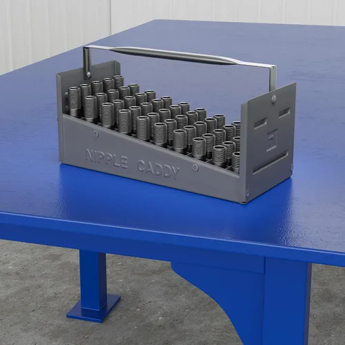 Vista 2 de Jones Stephens Caja de plástico para pezones, tamaño de 1", capacidad de 50 Pc