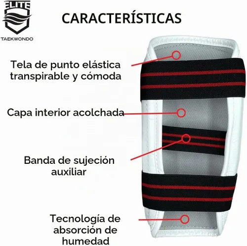 Vista 5 de ELITE - Protector de antebrazo de Taekwondo para niños y adultos (protector TKD)
