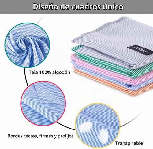 Vista 3 de Pañuelos para perros y niños, algodón azul, bufanda con estampado