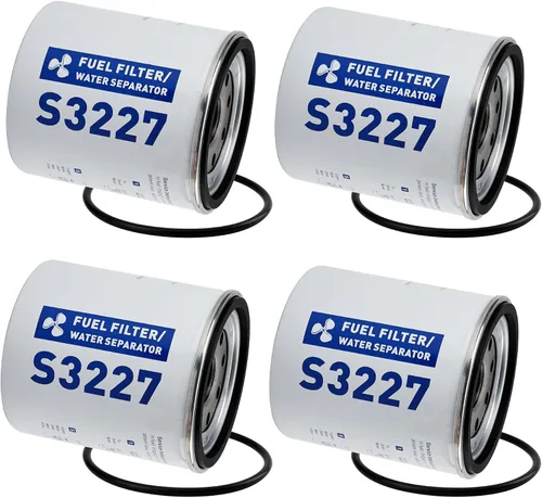 Vista 9 de UF-10K - Conjunto separador de agua con filtro de combustible compatible con motor fuera de borda marino Mercury, Yamaha, Suzuki, Tohastsu, filtro
