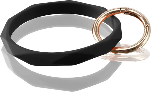 Vista 60 de Llavero pulsera de silicona para mujeres y niñas en forma de diamante