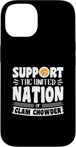 Vista 4 de iPhone 16 Support the united nation of Clam Chowder Case