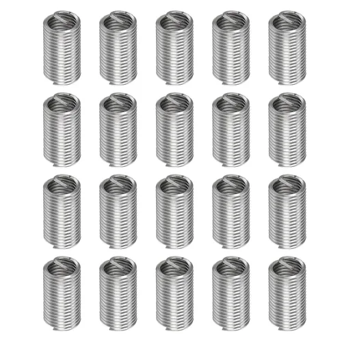 Vista 9 de HARFINGTON 20pcs Insertos de rosca de alambre M3 x 0.5 3D 304 Acero inoxidable helicoidal alambre en espiral roscado manga