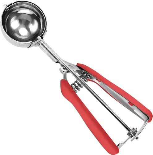 Vista 16 de HOMURE H Cookie Scoop 8 Tablespoon, 4 oz Ice Cream Scoop with Trigger Negro