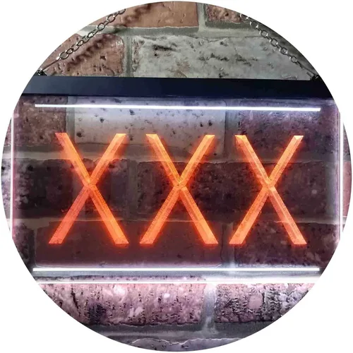 Vista 16 de ADVPRO XXX - Letrero de neón LED de doble color iluminado para adultos, color azul y rojo, 12 x 8.5 pulgadas, st6s32-i0791-br