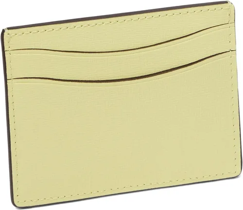 Vista 2 de Kate Spade New York Tarjetero de piel Saffiano con adorno de lazo Morgan, Soles fuera, Tarjetero de piel Saffiano con adorno de lazo Morgan